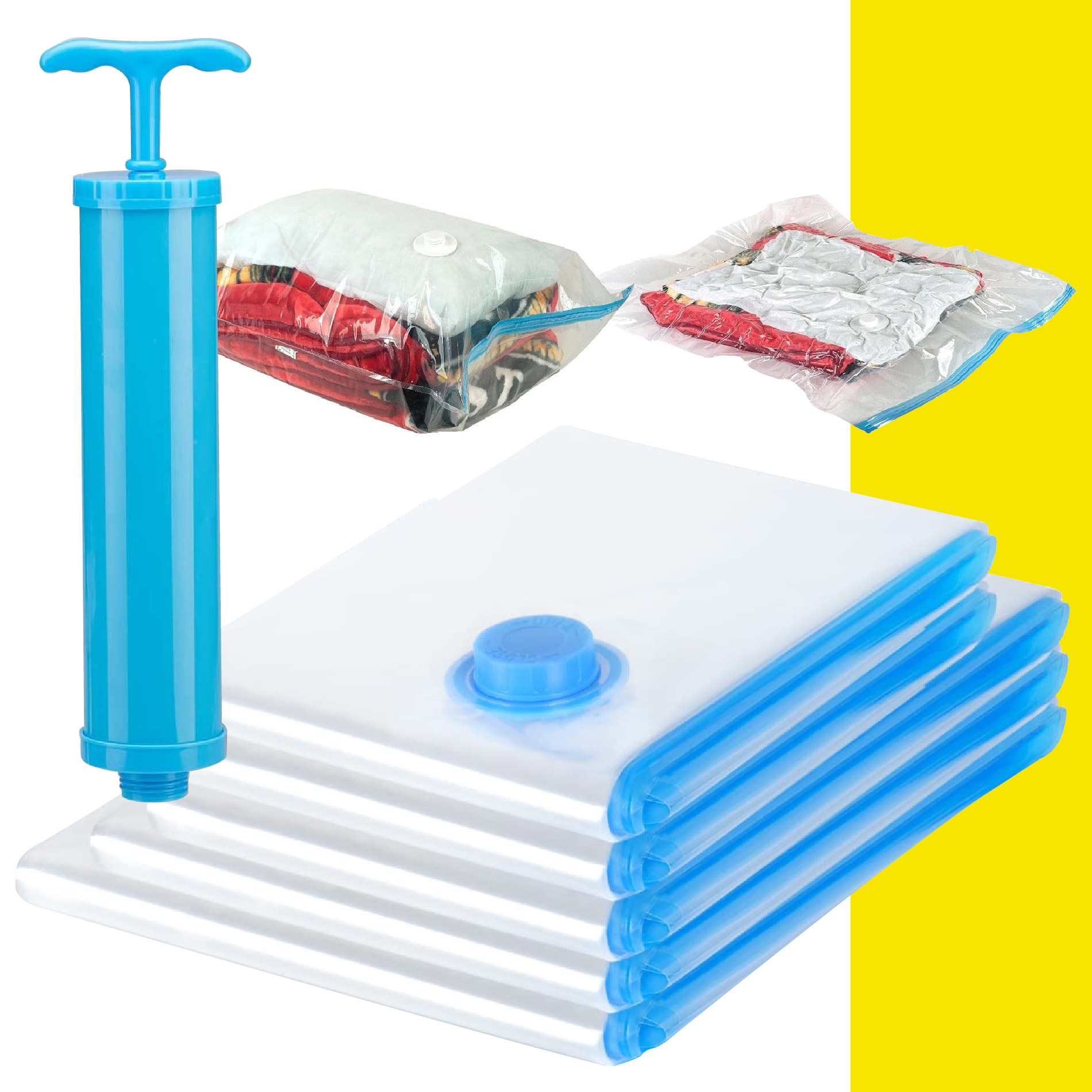 Miniatura 5 de Set X5 Bolsas Almacenamiento Vacío Bomba